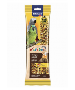 Vitakraft Parrot Treat Sticks Honey & Aniseed Twin Pack